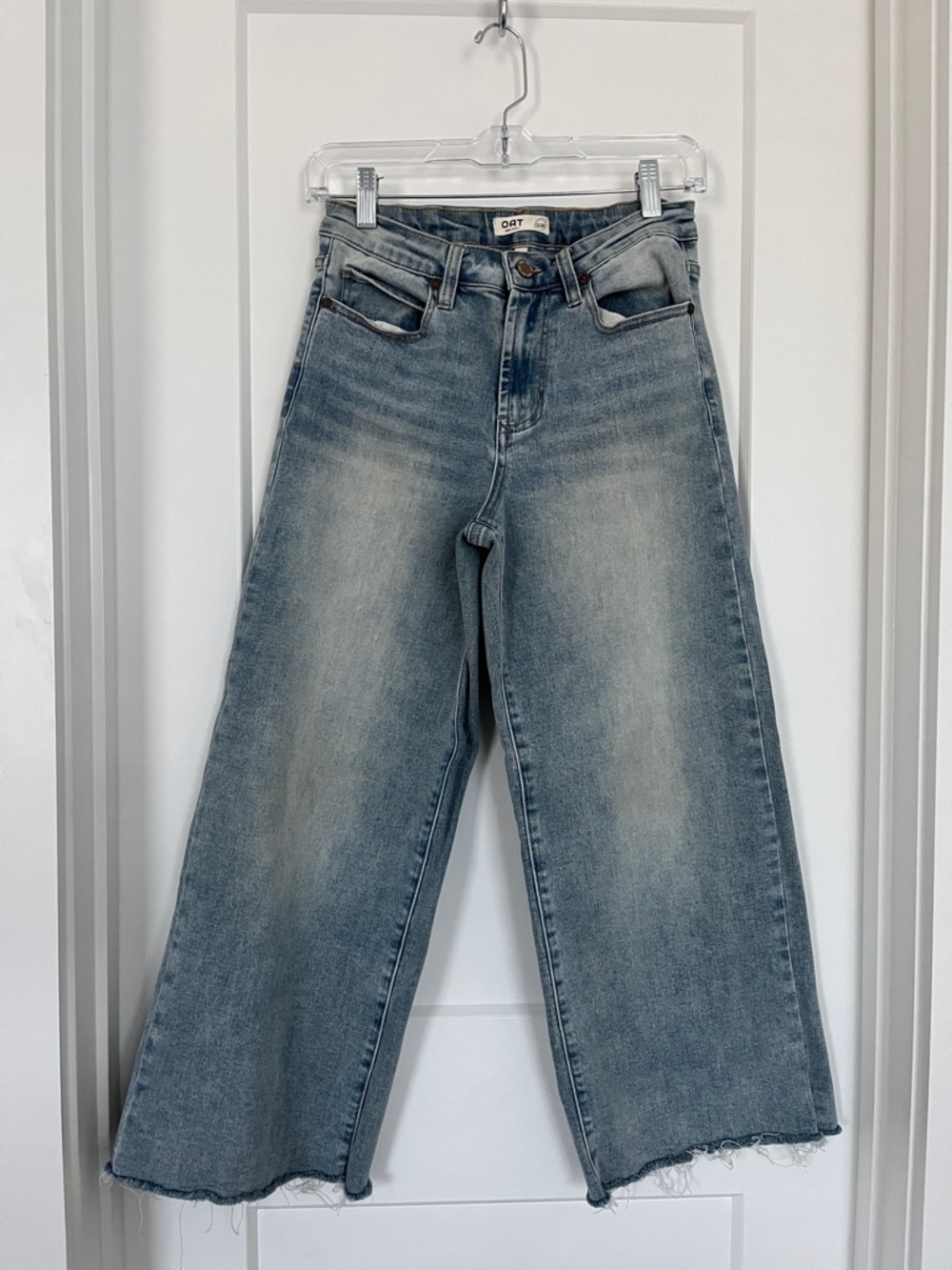 Oat New York Light Blue Wide-Leg Jeans